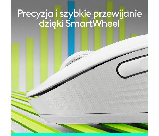 LOGITECH Signature M650 L Wireless Mouse Biala - 713346 - zdjęcie 7